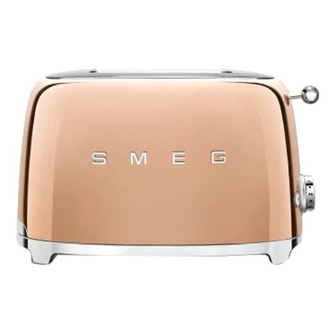 Smeg 50&#39;s Style Toaster 950W TSF01RGUK Rose Gold
