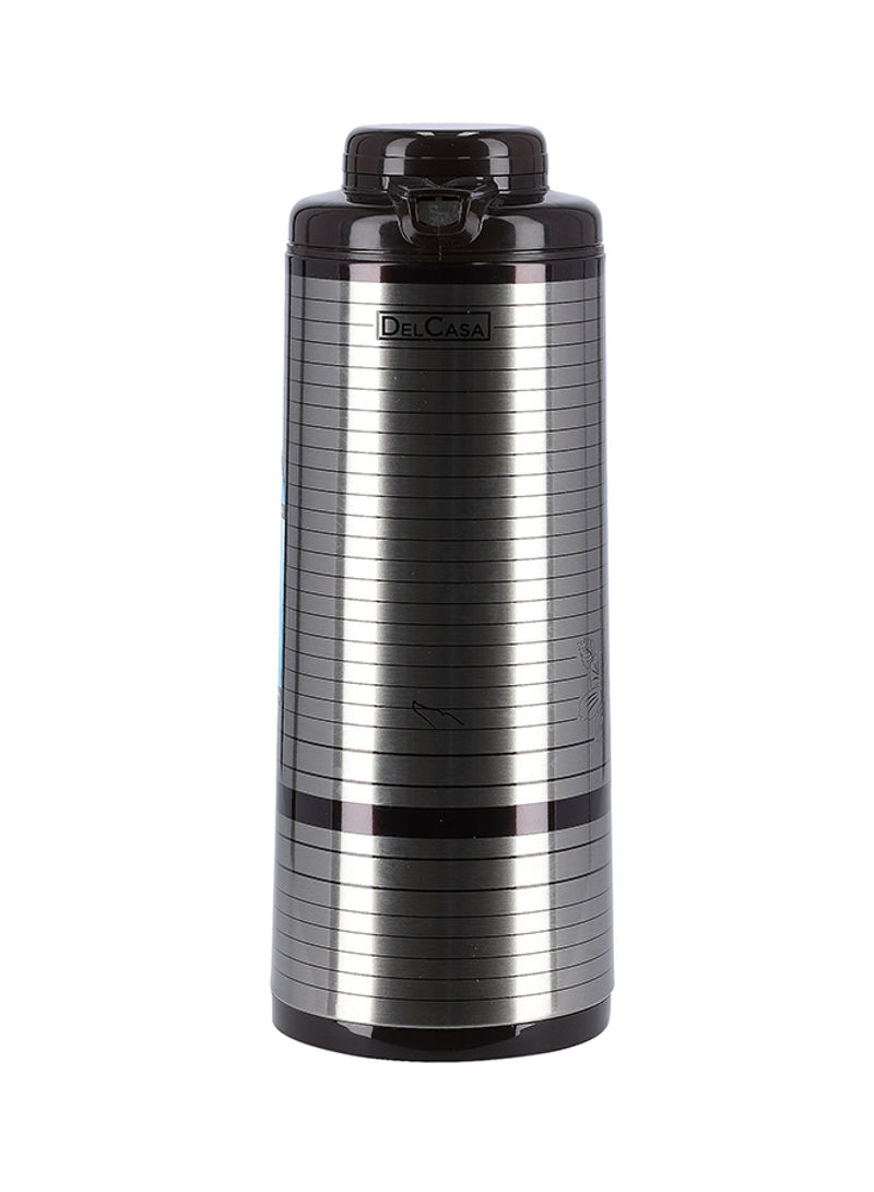 Delcasa Vacuum Flask Silver/Black