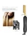 Generic High Heat Press Comb Mini Hair Straightener Gold/Black