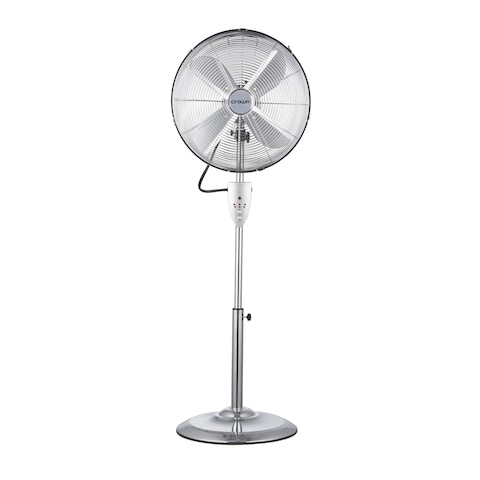 Crownline SF-401   16-Inch 4-Blades Metal Stand Fan, 3-Speed Levels, 7 Hours Timer with Remote Control