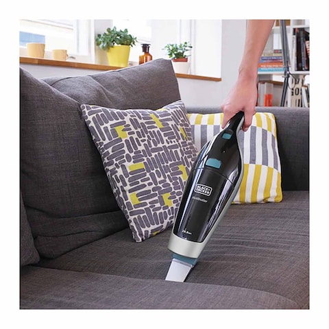 Black + Decker 2 in 1 Cordless Vacuum Cleaner 28.8 Watt - Black - SVA420B