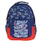 Kaukko Kids and Love Fast Shark Printed Backpack Bag