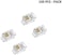 DKURVE 4P4C RJ12 4 Pins 4 Contacts Telephone Handset Connector