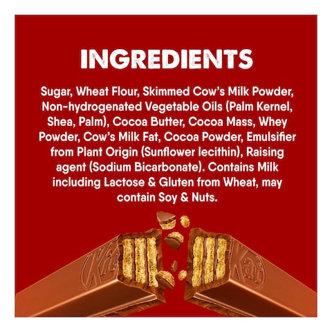Nestle Kit Kat 2 Finger Milk Chocolate Wafer, 17.7g Pack of 16