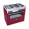 Bertazzoni Full Gas Cooker MAS905GGVLVIC Burgundy/Silver 90cm