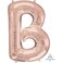 Anagram Letter Boys Foil Balloon- 34-Inch Size- Rose Gold