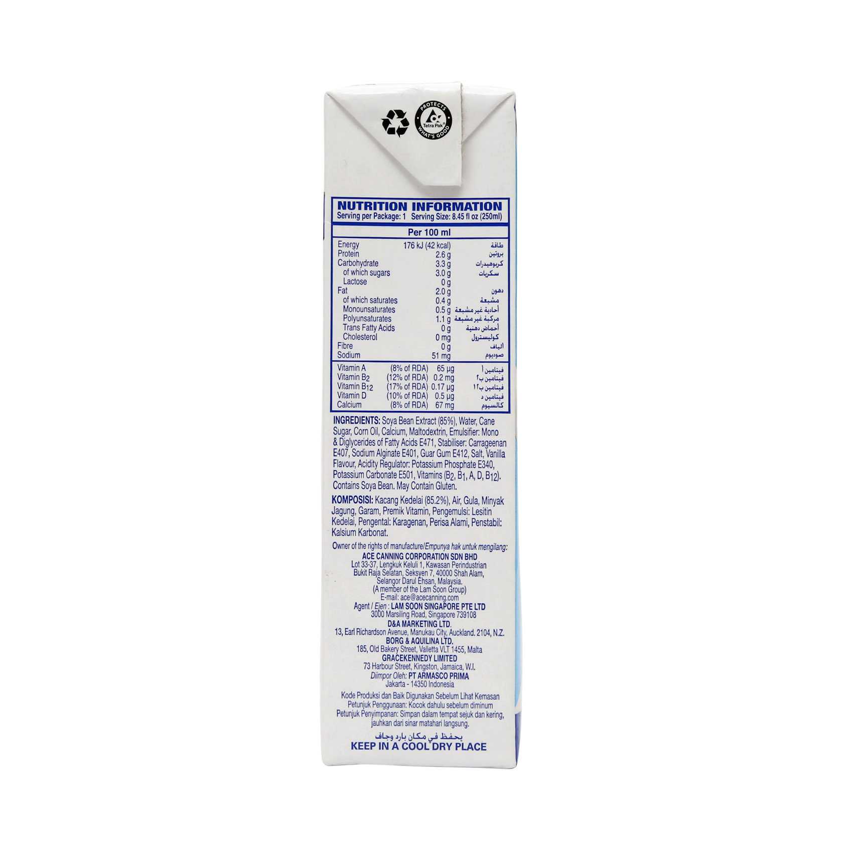 Soy Fresh Natural Soya Milk 250ml