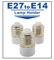 Lavish E27 To E14 Base LED Light Bulb Adapter Holder, Fireproof Socket, Bulb Converter (6-Pack)