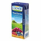 Buy Lacnor Essentials Mixed Berries Juice 180ml in UAE