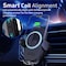 Promate Wireless Car Charger Mount, 15W Qi Fast Charging Auto-Clamping Dashboard Air Vent Phone Holder with Smart Coil Alignment, FOD Detection and Multi-Angle Support, PowerMount-15W