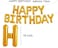 Gold Happy Birthday Balloons Decoration Set with Foil Letter Balloons Banner, 6 Latex Balloons, 2 Star Balloons, 4 Confetti Balloons for Indoor &amp; Outdoor Birthday Party Decorations and Supplies