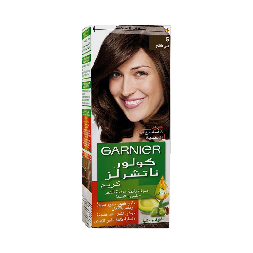 Garnier Color Naturals Creme Nourishing Permanent Hair Color 5 Light Brown