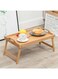 Folding Wooden Table Tray Brown 23.5x50x30cm