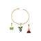 Aiwanto Girl&#39;s Bracelet Kids Fashion Bracelet with Changeable Pendent Bracelet Beautiful Bracelet