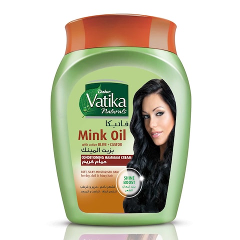 Vatika Naturals Mink Oil Conditioning Hammam Cream - 450 gram