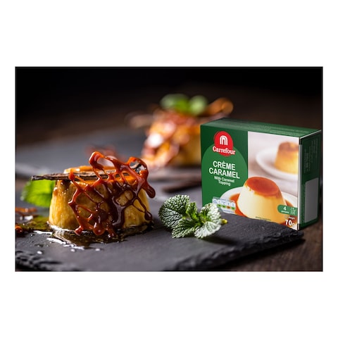 Carrefour Creme Caramel Dessert With Caramel Topping 70g