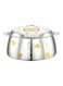 Bohara Shezmin Hotpot With Lid, Silver/Gold 3.5L