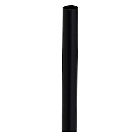 BLACK THICK STRAWS WRAPPED 150S
