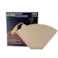Coffee Filters Size 02, 100 Count 2-4Cups Unbleached Natural Brown U102 Disposable Coffee Filter Paper, Compatible with Conical Shaped Pour Over Coffee Dipper and Drip Coffee Maker