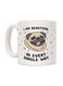 muGGyz Printed Ceramic Coffee Mug White 11Ounce
