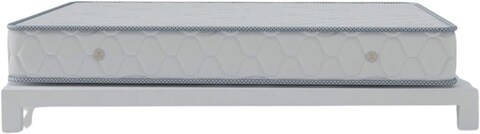 Galaxy Design Comfort Spring Edge Supports Mattress White Color - Super King Size ( L x W  H ) 210 x 200 x 26 cm