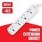 Elexon Power Extension Socket 4 Way 2 Meter El 2007