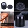 Aclix Round Metal Incense Bakhoor Burner Black 9x7x7cm