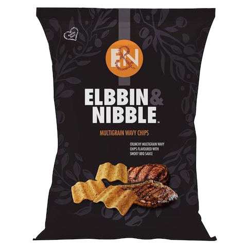 Elbbin &amp; Nibble BBQ Wavy Chips 20g