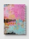 Lowha Spiral Notebook With 60 Sheets And Hard Paper Covers With Brush Painting Design, For Jotting Notes And Reminders, For Work, University, School