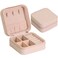 Generic-Small Portable Travel Jewelry Box Organizer Storage Case for Rings Earrings Necklaces