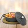 Raj - Oval Cast Iron Casserole With Tray 13 Cm-Cost11
