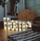 HOME Sign Metal LED Light White 59x23cm
