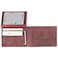 R. Roncato Men's Wallet in Nappa Leather, Equipped With Coin Purse, Document Holder in Card Format, Card Holder, Red