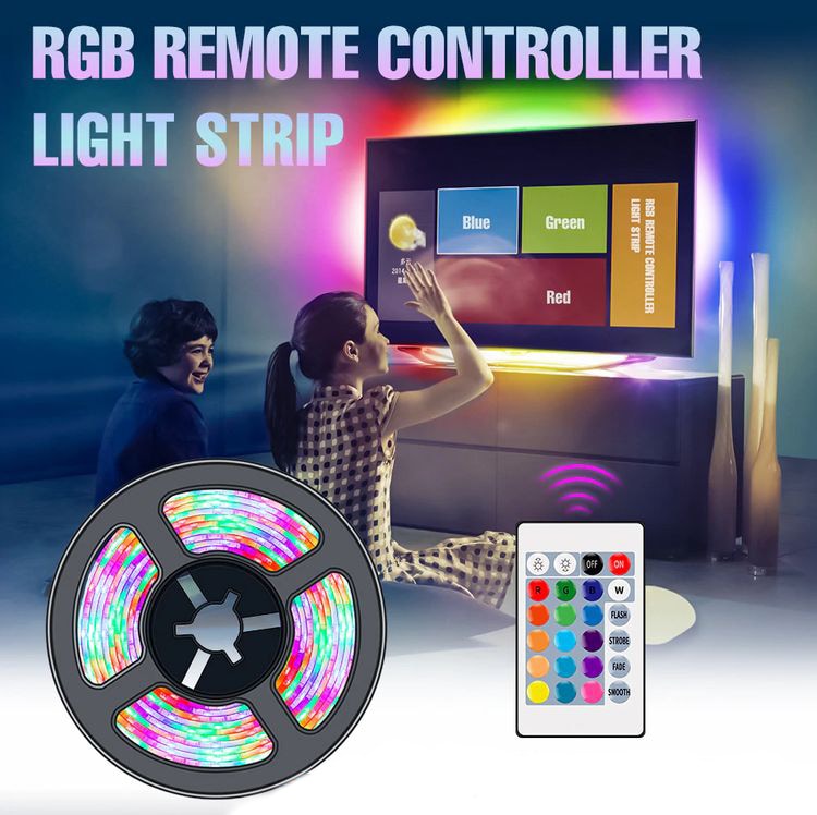 Buy Generic USB 5V RGB LED Strip Light 2835 SMD LED Flexible Tape Hdtv ...