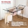 Winsor Cloth Drying Foldable Stand   21 Meters Strong and durable tubes with Rust Proof Powder Coating Clothes Dryer  Drying Stand Laundry   Heavy Duty Clothing Racks - WR80826 Black