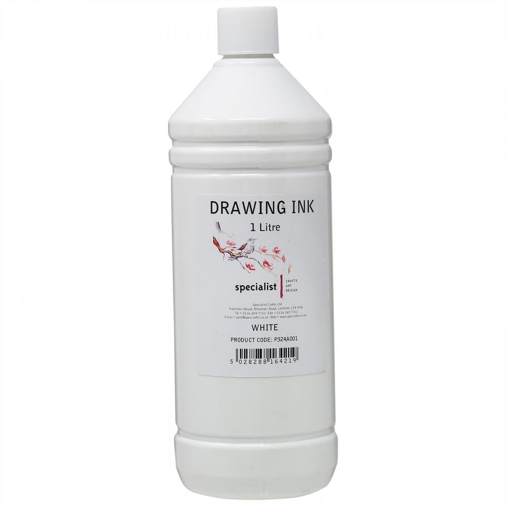 Buy Specialist Crafts Drawing Inks 1 Litre White Online | Carrefour UAE
