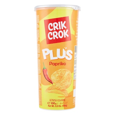 Crik Crok Plus Paparika  Chips100G