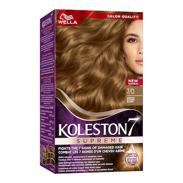 Wella Koleston Supreme Hair Color 7/0 Medium Blonde