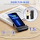Veger Mini Portable Powerbank 5000mAh Fast Charging 20W PD, QC 3.0 External Battery Built-In Plug-In-Use Portable Charger Compatible For iPhone 13/12/11/XR/X/8/7/6/Plus