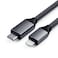 Satechi USB-C to Lightning Charging Cable 6ft - Black