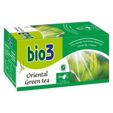 BIO3 TEA ORIENTAL GREEN 25&#39;S