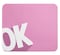 Loud Universe - Mouse Pad Rectangular Ok Pink College