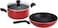 Tefal Super Cook Non-Stick With Thermo-Spot 12 Pcs Cooking Set, Red, Aluminium, B243Sc85