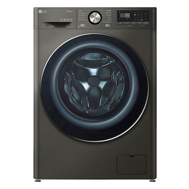 LG Steam Washing Machine - 9Kg with 5Kg Dryer - Black Steel - F4R5VGG2E