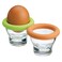 Kitchen Craft Glass Egg Cups With Silicone Ring 