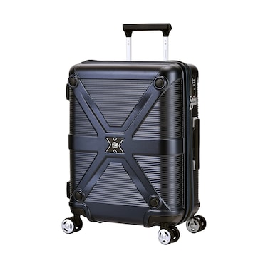 Eminent Hard Case Travel Bag Cabin Luggage Trolley Polycarbonate Lightweight Suitcase 4 Quiet Double Spinner Wheels With Tsa Lock KJ97 Night Blue