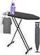 Toscana U Ironing Board With Black Cover, Black, 110x33cm