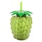 QLUX GRAPE WATER BOTTLE WITH STRAW