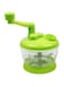 أداة تقطيع الخضروات شفاف / أخضر