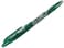 GREEN PILOT FRIXION ROLLERBALL PENS  ERASABLE 0.7mm Tip BLFR7 PACK OF 3